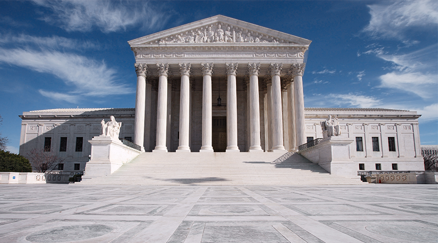 View of United States Supreme Court Building